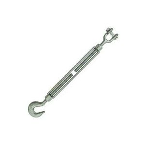 jaw and hook ropes course turnbuckle - galvanized